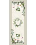 Traversa pentru masă Rakla - Spring Wreath, 40 х 100 cm - 1t