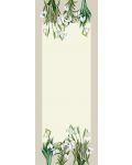 Traversa pentru masă Rakla - Snowdrop, 40 х 100 cm - 1t