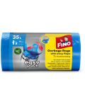 Saci de gunoi Fino - Easy pack, 35 L, 30 buc, albastre - 1t