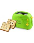 Prajitor de paine Esperanza - EKT003 Smiley, 750W, 7 nivele de rumenire, verde - 1t