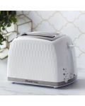 Prajitor de paine Russell Hobbs - Honeycomb 2S, 850W, 4 trepte prajire, alb - 2t