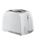 Prajitor de paine Russell Hobbs - Honeycomb 2S, 850W, 4 trepte prajire, alb - 1t