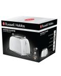 Prajitor de paine Russell Hobbs - Honeycomb 2S, 850W, 4 trepte prajire, alb - 8t