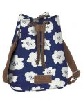 Geanta - rucsac 2 in 1 BackUP А27 - Blue Flowers - 1t