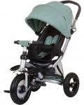 Tricicletă cu parasolar Chipolino - Bolid, verde pastel - 1t