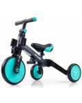 Tricicletă cu control parental 4 în 1 Milly Mally - Optimus Plus, verde - 3t