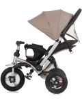 Tricicletă cu parasolar Chipolino - Bolid, macadamia - 4t