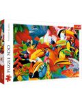 Puzzle Trefl de 500 piese - Pasari colorate, Graham Stevenson - 1t