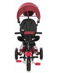 Tricicleta cu roti gonflabile Lorelli - Moovo, Red & Black Luxe - 3t