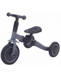 Tricicletă Topmark 4 în 1 și roată de echilibru - Kaya, gri - 1t