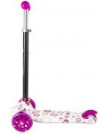 Tricicleta Lorelli - Yuppee, roz cu flori - 2t