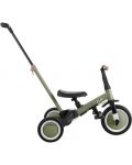 Tricicletă pentru copii 4 în 1 KikkaBoo - Flip, Army Green - 8t