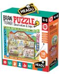 Puzzle educativ Headu - Antrenament mental, 108 parti - 1t