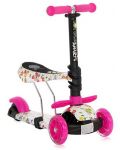 Tricicleta Lorelli - Smart Plus, Pink Butterfly - 3t