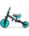 Tricicletă cu control parental 4 în 1 Milly Mally - Optimus Plus, verde - 6t