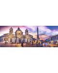 Puzzle panoramic Trefl de 500 piese - Pita Navona, Roma - 2t