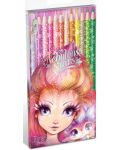 Creioane colorate Nebulous Stars - Printesa Petunia, 12 bucati - 1t