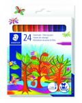 Carioci colorate Staedtler 325 - 24 de culori, cerneala lavabila - 1t