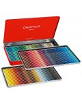 Creioane acuarela colorate Caran d'Ache Supercolor - 120 de culori, cutie metalica - 2t