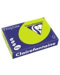 Hârtie color pentru copiator Clairefontaine - A4, 80 g/m2, 100 de coli, verde fluo - 1t