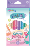 Creioane coloratev Colorino Pastel - 12 culori - 1t