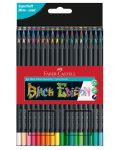 Creioane colorate Faber-Castell Black Edition - 36 culori - 1t