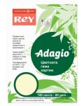 Hartie colorata pentru copiator Rey Adagio - Ivory 93, A4, 80 g, 100 coli - 1t