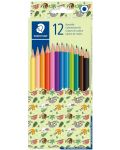 Creioane colorate Staedtler Pattern 175 - 12 culori, sortiment - 3t