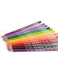Creioane colorate triunghiulare Ars Una - 12 culori - 2t