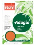 Carton colorat pentru copiator Rey Adagio - Orange, A4, 160 g/m2, 100 coli - 1t