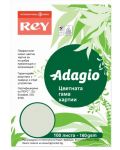 Carton colorat pentru copiator Rey Adagio - Green, A4, 160 g, 100 coli - 1t