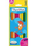 Creioane de colorat Paper Mate Kids - 12 culori - 1t