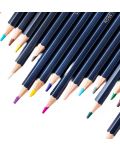 Creioane colorate pentru acuarelă Deli Finenolo - EC129, 24 culori, în cutie metalică - 2t