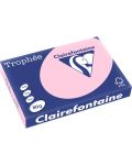 Hârtie color pentru copiator Clairefontaine - A4, 80 g/m2, 100 de coli, roz - 1t