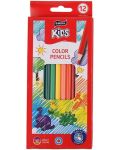Creioane colorate Beifa WMZ - 12 culori - 1t