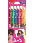 Creioane colorate Maped Barbie - 12 culori  - 1t