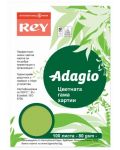 Hartie colorata pentru copiator Rey Adagio - Spring Green, A4, 80 g, 100 coli - 1t