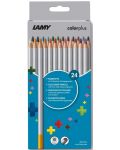Creioane colorate Lamy Colorplus - Metalic, 24 de culori - 1t