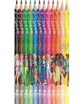 Creioane colorate Maped Barbie - 12 culori  - 2t