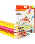Creioane colorate Deli Colorun - EC130-24, 24 culori - 2t