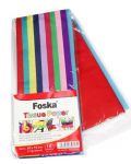 Hartie colorata Foska - 50x75 cm, 10 culori - 1t