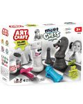 Art Craft Creative Set - modelare cu plastilină, joc de șah, 400 g  - 1t