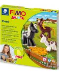 Set de creatie taedtler Fimo Kids - Fa-ti, singur,  figurine din lut, Pony - 1t