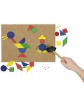 Set creativ Goki - Mozaic cu ciocan și cuișoare - 3t
