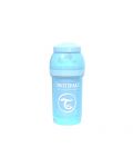 Biberon anti-colici Twistshake  Anti-Colic Pastel - Albastru, 180 ml - 3t