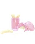 Recipiente hrana bebe Twistshake Pastel - Roz, 2 x 100 ml - 4t