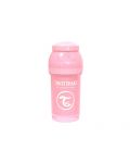 Biberon anti-colici Twistshake  Anti-Colic Pastel - Roz, 180 ml - 3t