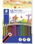 Creioane colorate Staedtler Noris Colour 185 - 18 culori - 1t