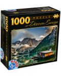 Puzzle D-Toys de 1000 piese - Lacul Braies, Italia - 1t