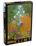 Puzzle D-Toys de 1000 piese - Gustav Klimt, Flower Garden - 1t